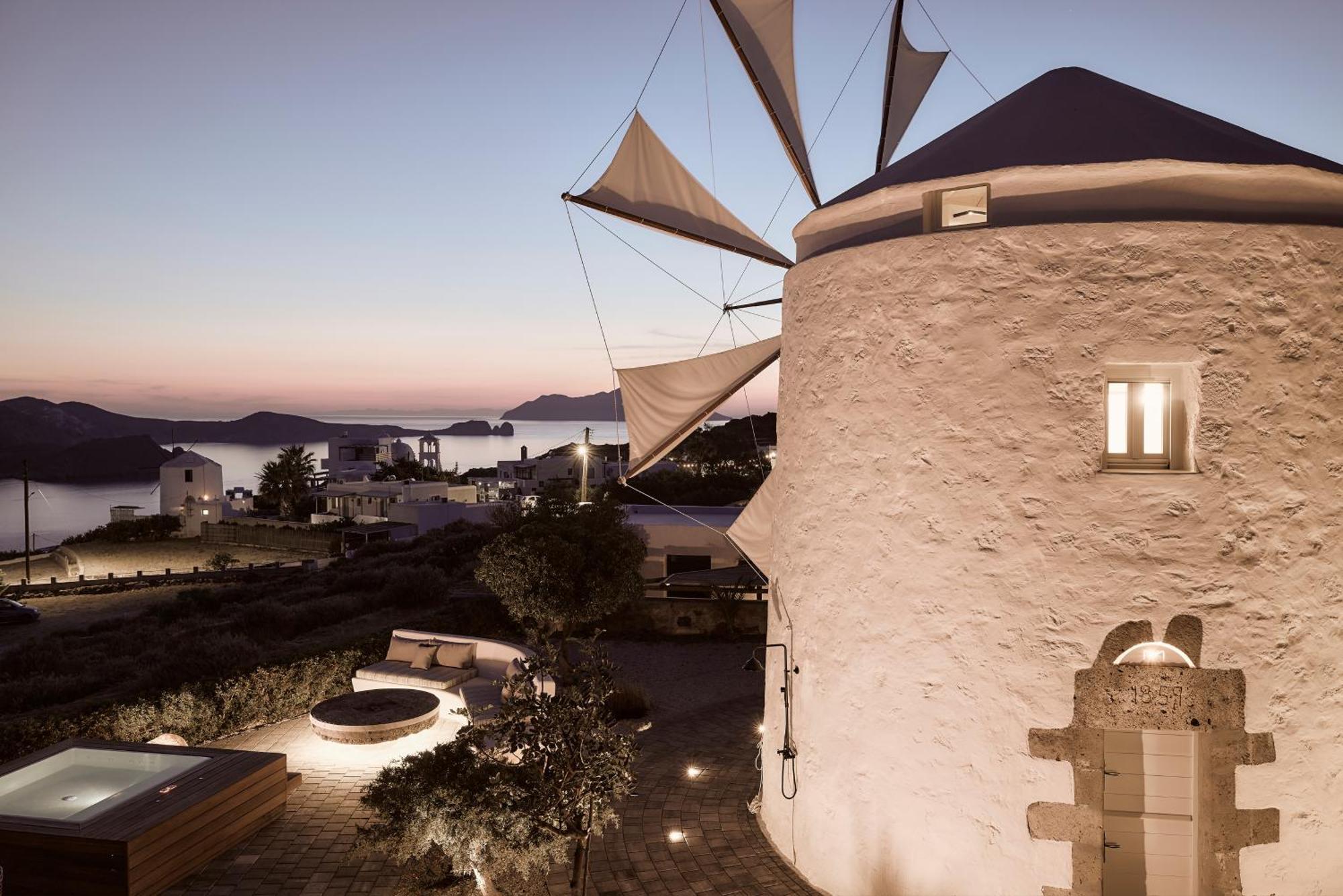 トリピティWindmill Karamitsos Since 1859アパートメント エクステリア 写真