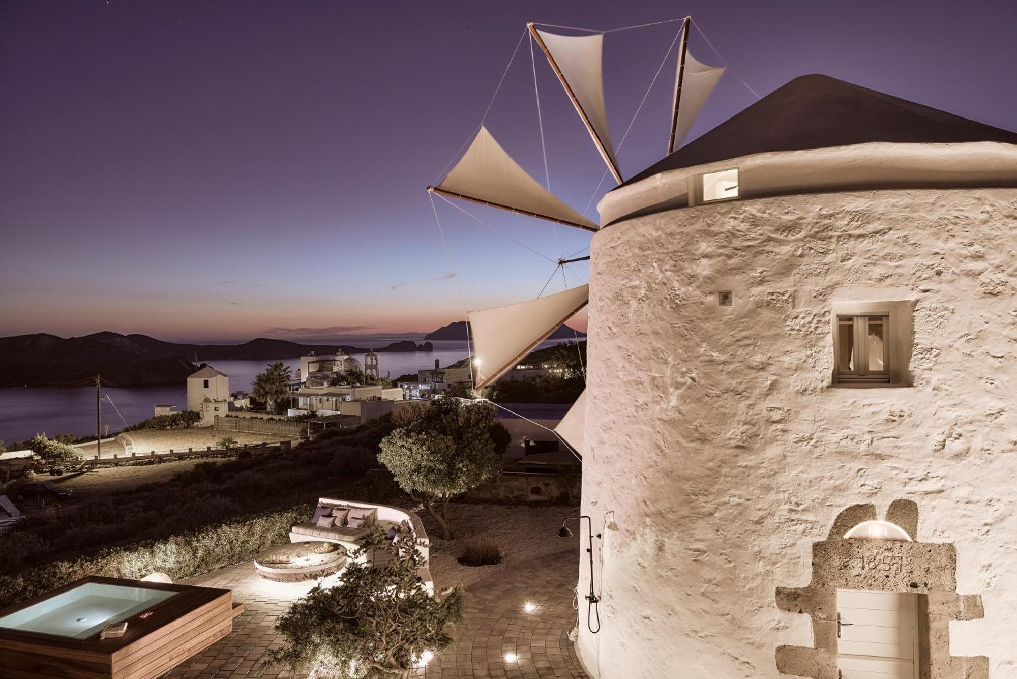 トリピティWindmill Karamitsos Since 1859アパートメント エクステリア 写真